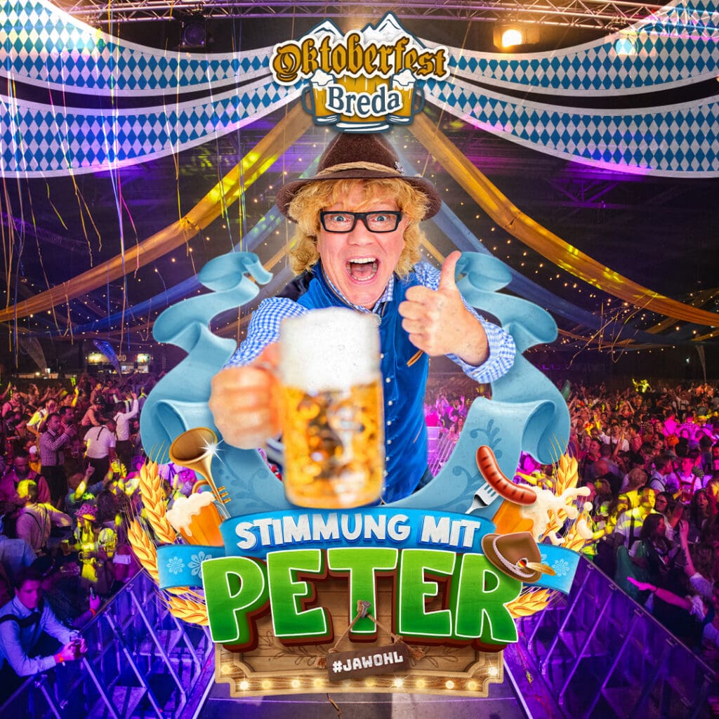 Stimmung mit Peter host Oktoberfest Breda 2024